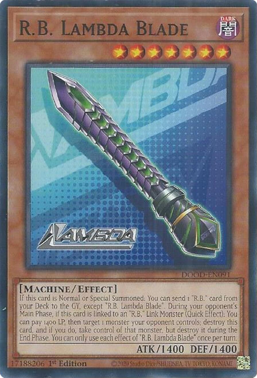 R.B. Lambda Blade [DOOD-EN091] Common | Chromatic Games