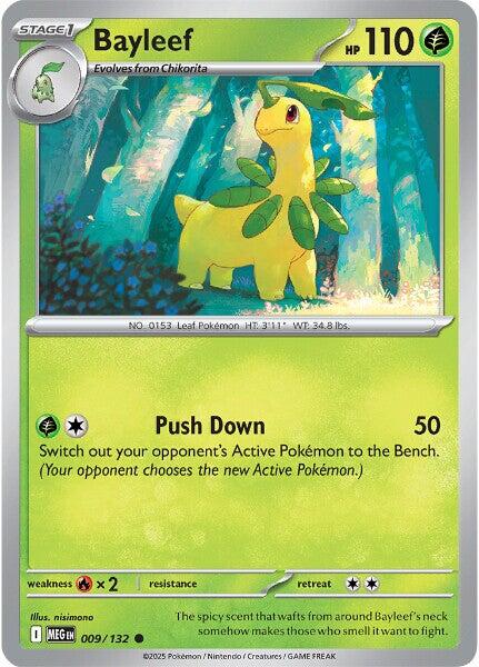 Bayleef (009/132) [Mega Evolutions: Base Set] | Chromatic Games