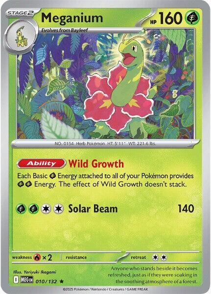 Meganium (010/132) [Mega Evolutions: Base Set] | Chromatic Games