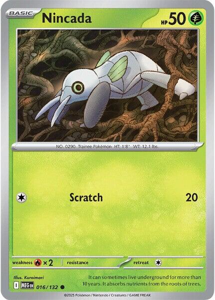Nincada (016/132) [Mega Evolutions: Base Set] | Chromatic Games