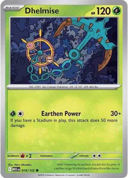 Dhelmise (018/132) [Mega Evolutions: Base Set] | Chromatic Games