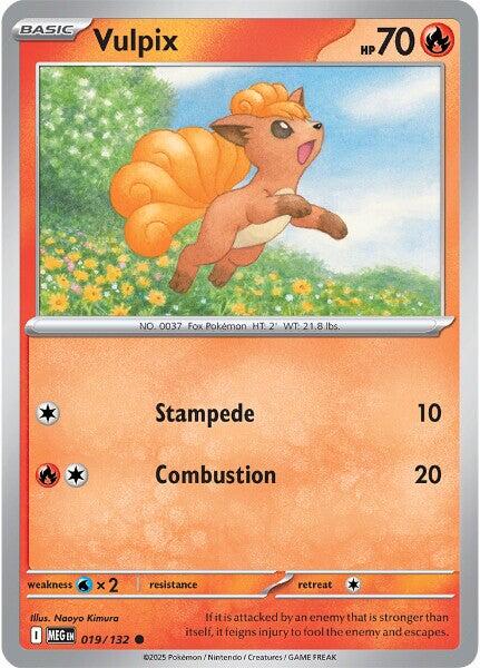 Vulpix (019/132) [Mega Evolution: Base Set] | Chromatic Games