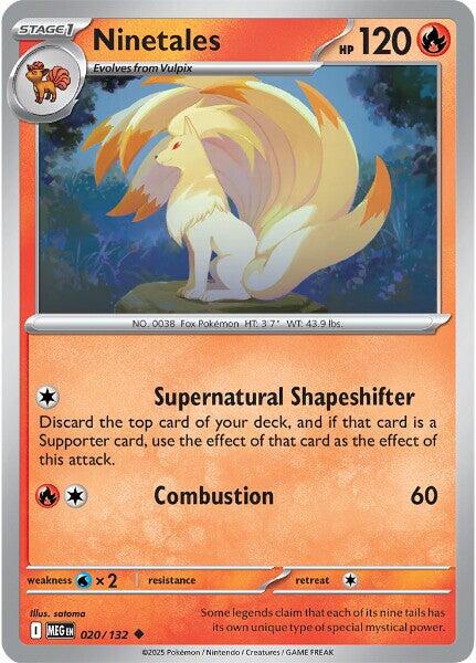 Ninetales (020/132) [Mega Evolutions: Base Set] | Chromatic Games
