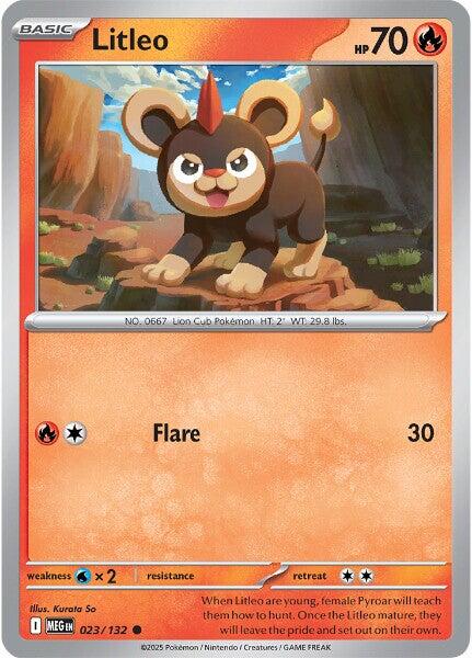 Litleo (023/132) [Mega Evolutions: Base Set] | Chromatic Games