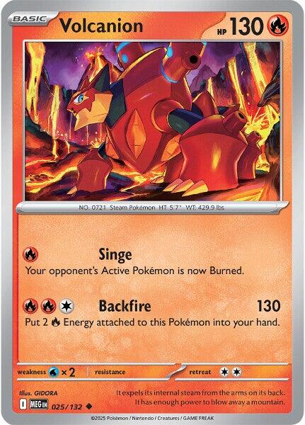 Volcanion (025/132) [Mega Evolutions: Base Set] | Chromatic Games