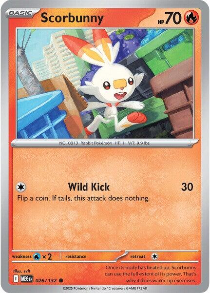 Scorbunny (026/132) [Mega Evolutions: Base Set] | Chromatic Games