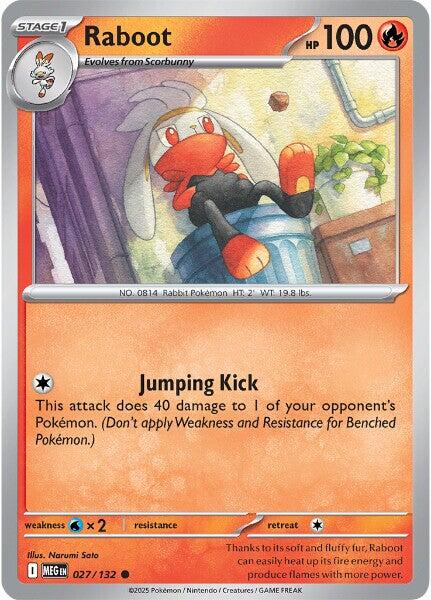 Raboot (027/132) [Mega Evolution: Base Set] | Chromatic Games