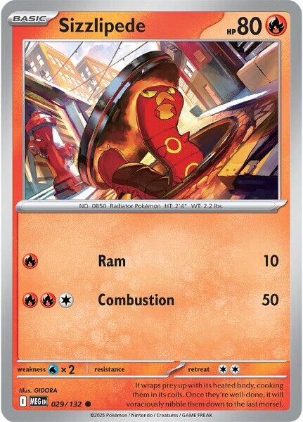 Sizzlipede (029/132) [Mega Evolutions: Base Set] | Chromatic Games