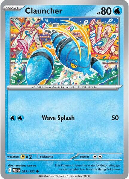 Clauncher (037/132) [Mega Evolution: Base Set] | Chromatic Games