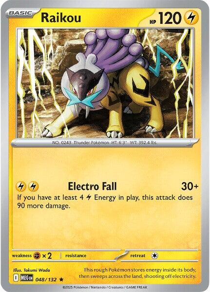 Raikou (048/132) [Mega Evolutions: Base Set] | Chromatic Games