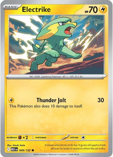 Electrike (049/132) [Mega Evolutions: Base Set] | Chromatic Games