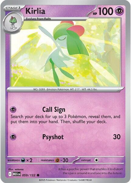 Kirlia (059/132) [Mega Evolution: Base Set] | Chromatic Games