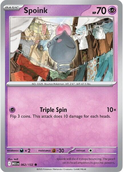 Spoink (062/132) [Mega Evolution: Base Set] | Chromatic Games