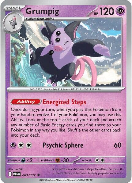 Grumpig (063/132) [Mega Evolution: Base Set] | Chromatic Games