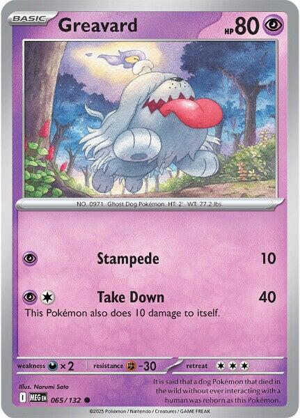 Greavard (065/132) [Mega Evolution: Base Set] | Chromatic Games