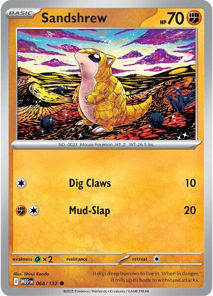 Sandshrew (068/132) [Mega Evolutions: Base Set] | Chromatic Games