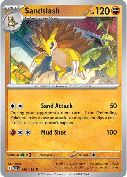 Sandslash (069/132) [Mega Evolutions: Base Set] | Chromatic Games