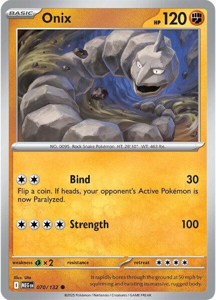 Onix (070/132) [Mega Evolution: Base Set] | Chromatic Games