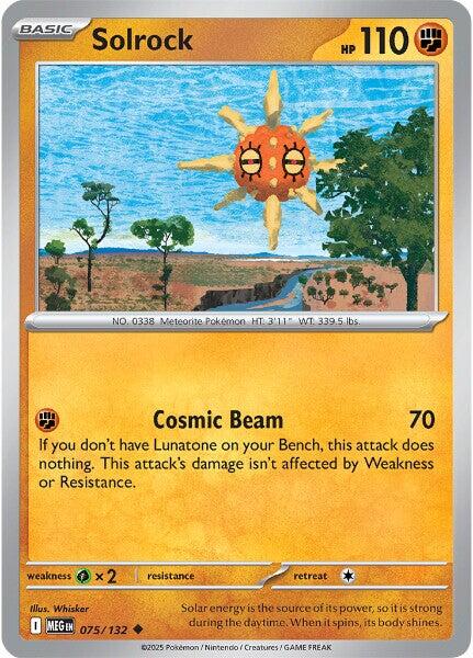 Solrock (075/132) [Mega Evolution: Base Set] | Chromatic Games