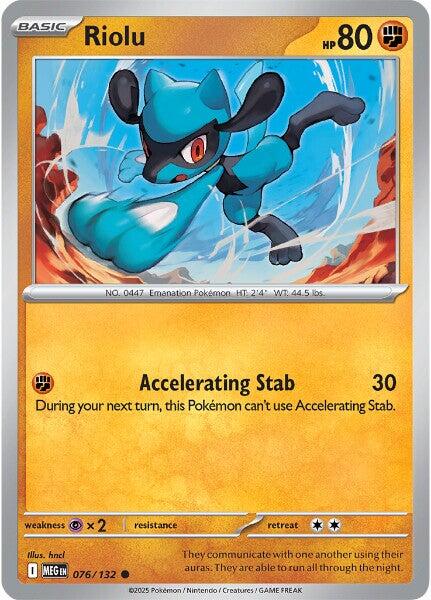 Riolu (076/132) [Mega Evolution: Base Set] | Chromatic Games