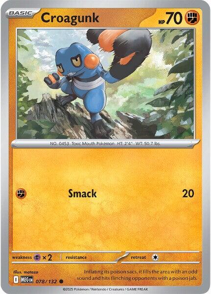 Croagunk (078/132) [Mega Evolution: Base Set] | Chromatic Games