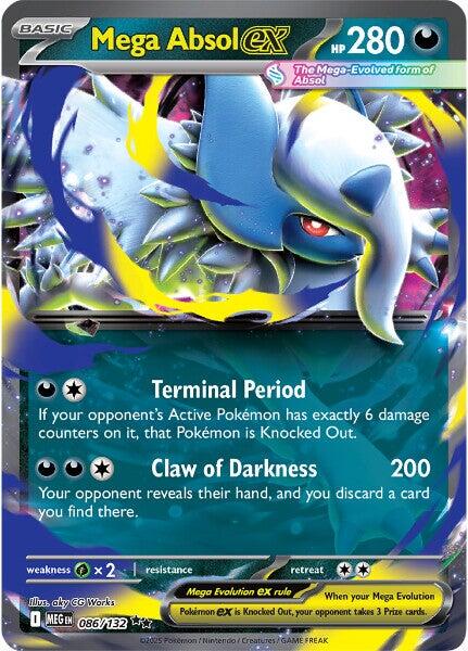 Mega Absol ex (086/132) [Mega Evolution: Base Set] | Chromatic Games