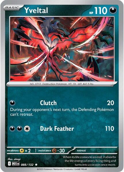Yveltal (088/132) [Mega Evolutions: Base Set] | Chromatic Games