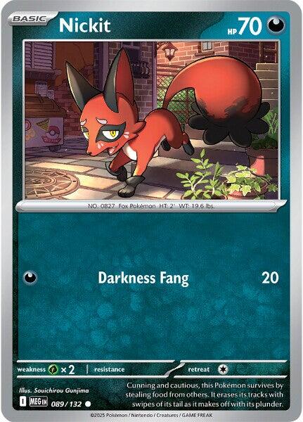 Nickit (089/132) [Mega Evolution: Base Set] | Chromatic Games