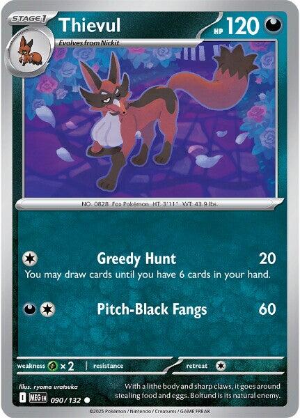 Thievul (090/132) [Mega Evolution: Base Set] | Chromatic Games