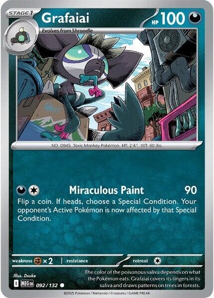 Grafaiai (092/132) [Mega Evolutions: Base Set] | Chromatic Games