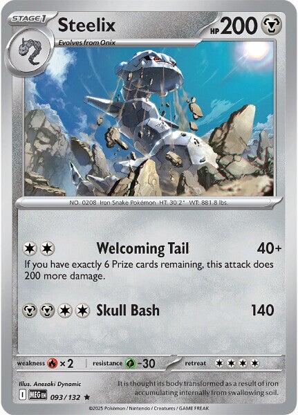 Steelix (093/132) [Mega Evolutions: Base Set] | Chromatic Games