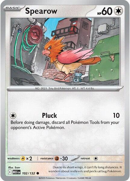 Spearow (102/132) [Mega Evolution: Base Set] | Chromatic Games