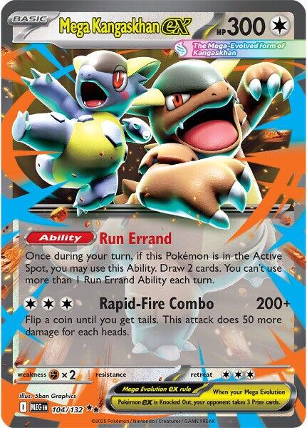 Mega Kangaskhan ex (104/132) [Mega Evolutions: Base Set] | Chromatic Games