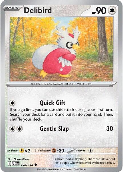 Delibird (105/132) [Mega Evolution: Base Set] | Chromatic Games
