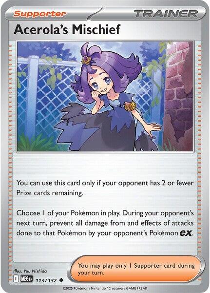 Acerola's Mischief (113/132) [Mega Evolutions: Base Set] | Chromatic Games