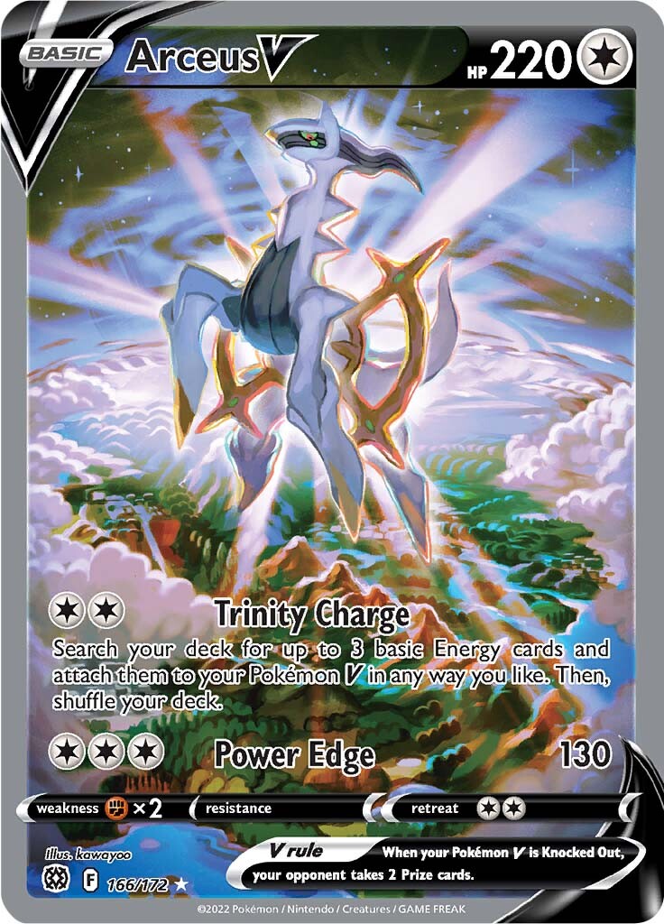 Arceus V (166/172) [Sword & Shield: Brilliant Stars] | Chromatic Games