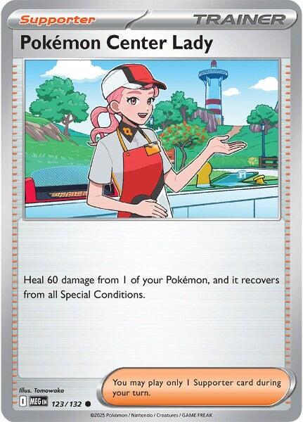 Pokemon Center Lady (123/132) [Mega Evolutions: Base Set] | Chromatic Games
