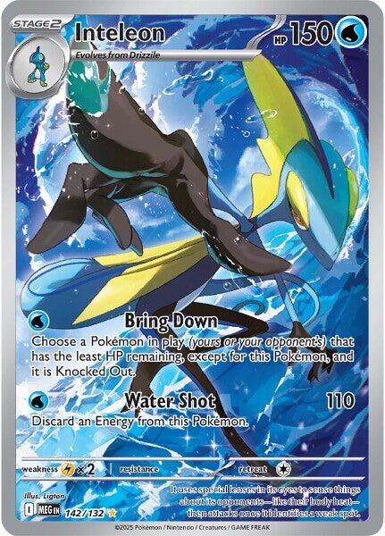 Inteleon (142/132) [Mega Evolutions: Base Set] | Chromatic Games