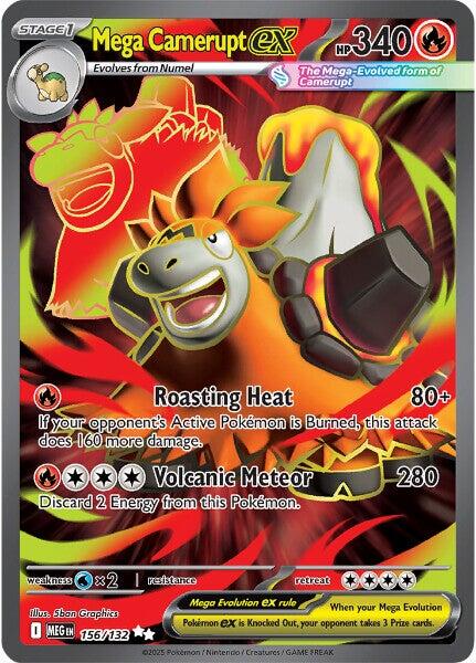 Mega Camerupt ex (156/132) [Mega Evolution: Base Set] | Chromatic Games