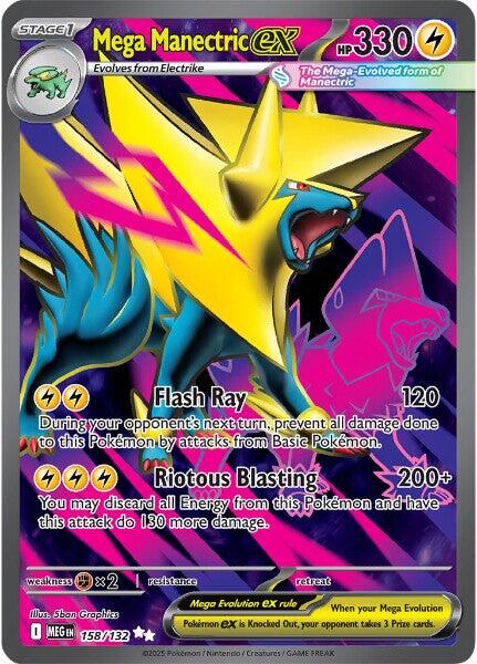 Mega Manectric ex (158/132) [Mega Evolution: Base Set] | Chromatic Games