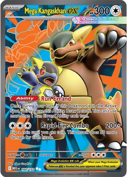 Mega Kangaskhan ex (164/132) [Mega Evolutions: Base Set] | Chromatic Games
