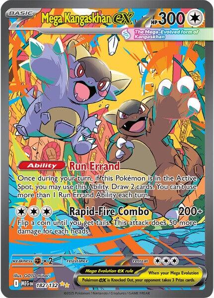 Mega Kangaskhan ex (182/132) [Mega Evolutions: Base Set] | Chromatic Games