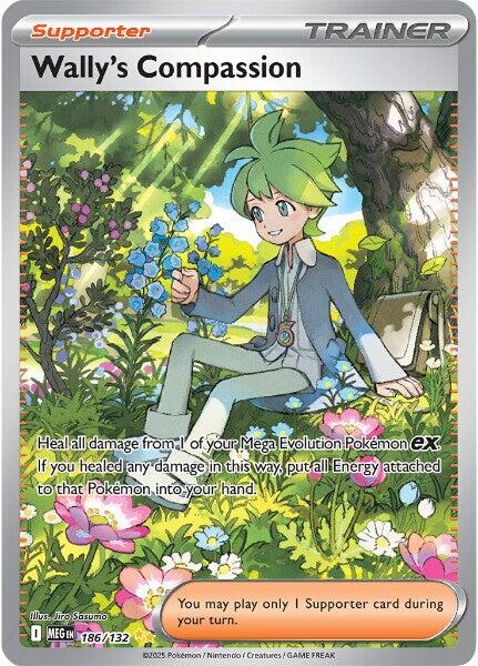 Wally's Compassion (186/132) [Mega Evolutions: Base Set] | Chromatic Games