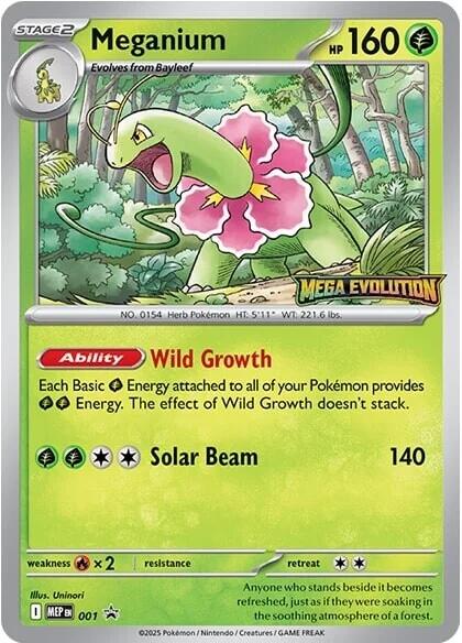 Meganium (001) [Mega Evolutions Promo] | Chromatic Games