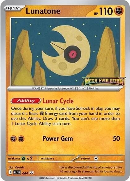 Lunatone (004) [Mega Evolutions Promo] | Chromatic Games