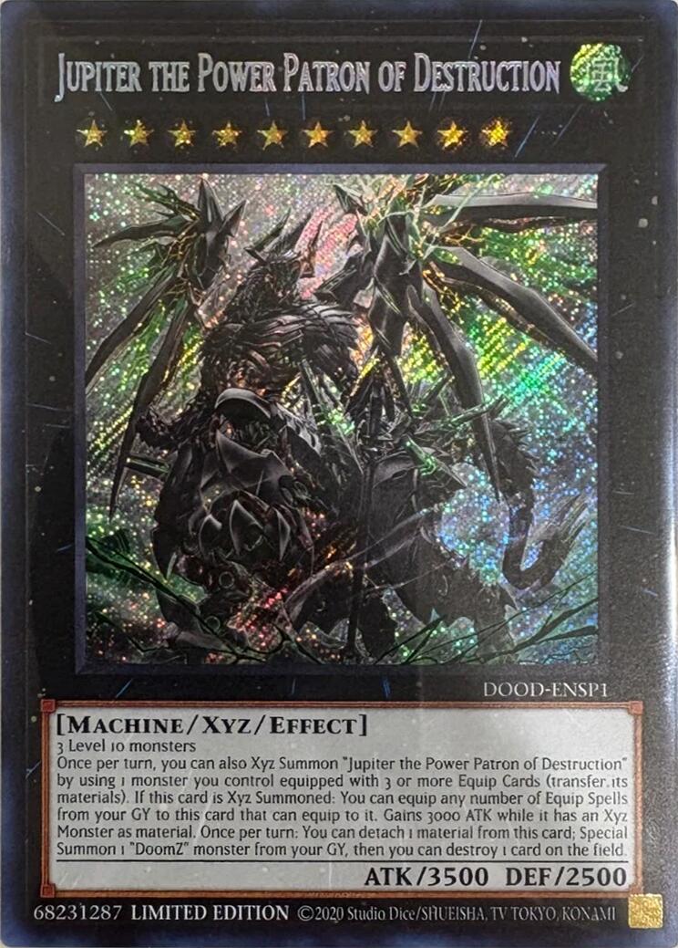 Jupiter the Power Patron of Destruction (SR) [DOOD-ENSP1] Ultra Rare | Chromatic Games