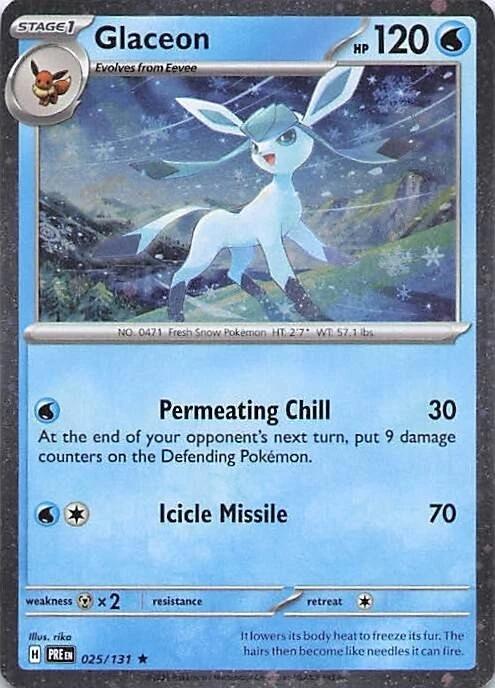 Glaceon (025/131) (Cosmos Holo) [Miscellaneous Cards] | Chromatic Games