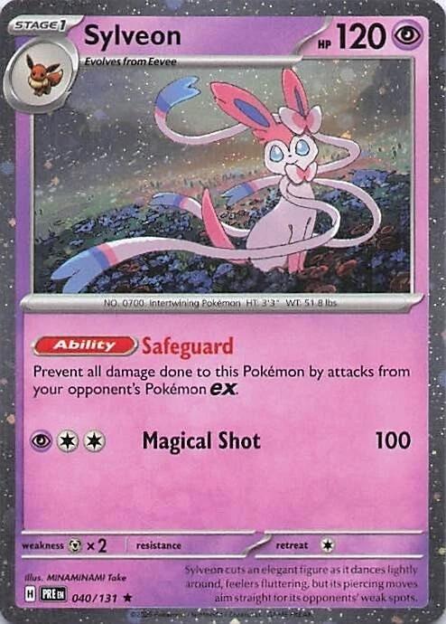 Sylveon (040/131) (Cosmos Holo) [Miscellaneous Cards] | Chromatic Games