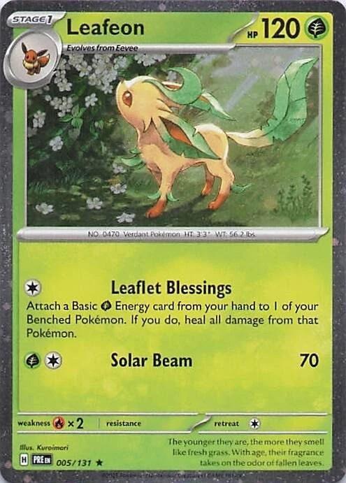 Leafeon (005/131) (Cosmos Holo) [Miscellaneous Cards] | Chromatic Games