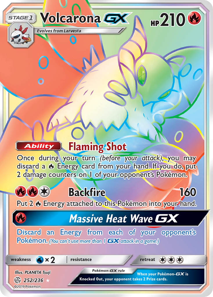 Volcarona GX (252/236) [Sun & Moon: Cosmic Eclipse] | Chromatic Games